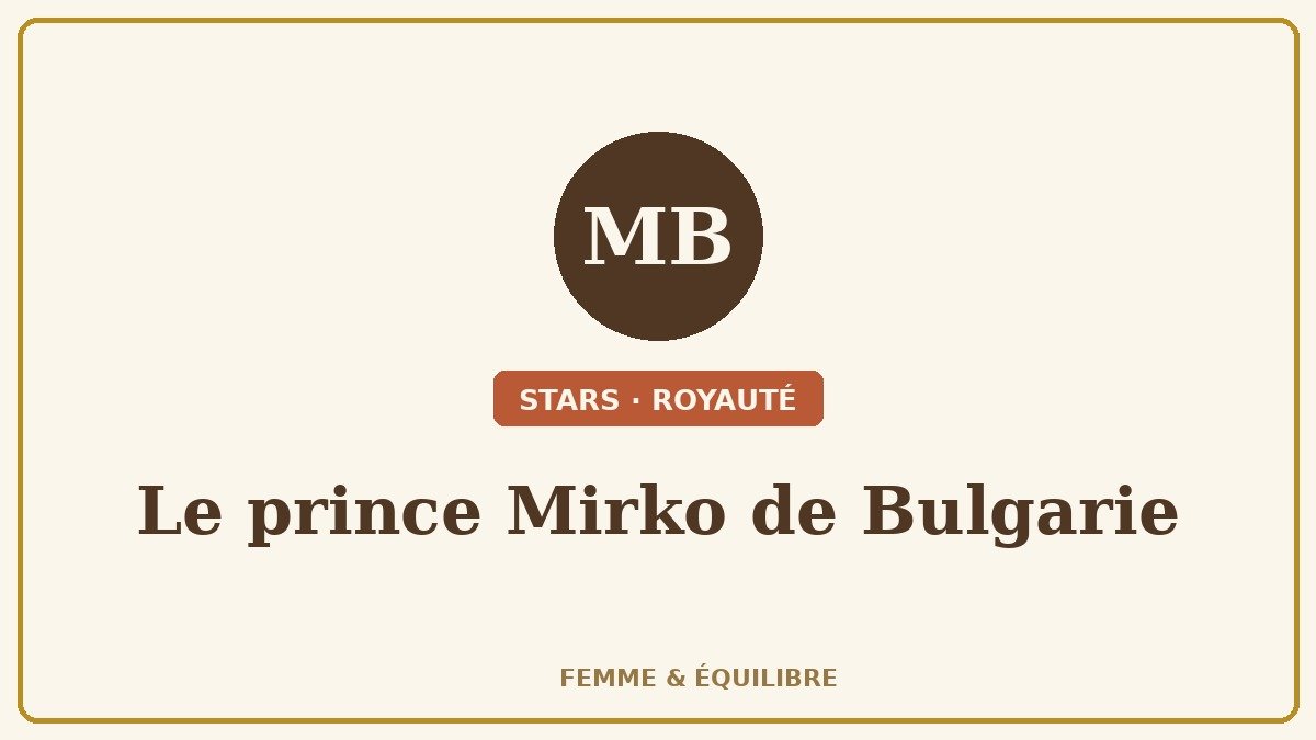 Le prince Mirko de Bulgarie se fiance : deux médecins unis par la même vocation