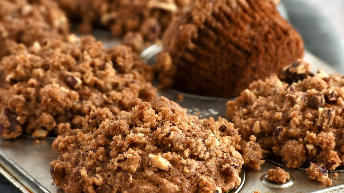 Muffins façon streusel : la recette moelleuse au crumble croustillant, et toutes les variantes