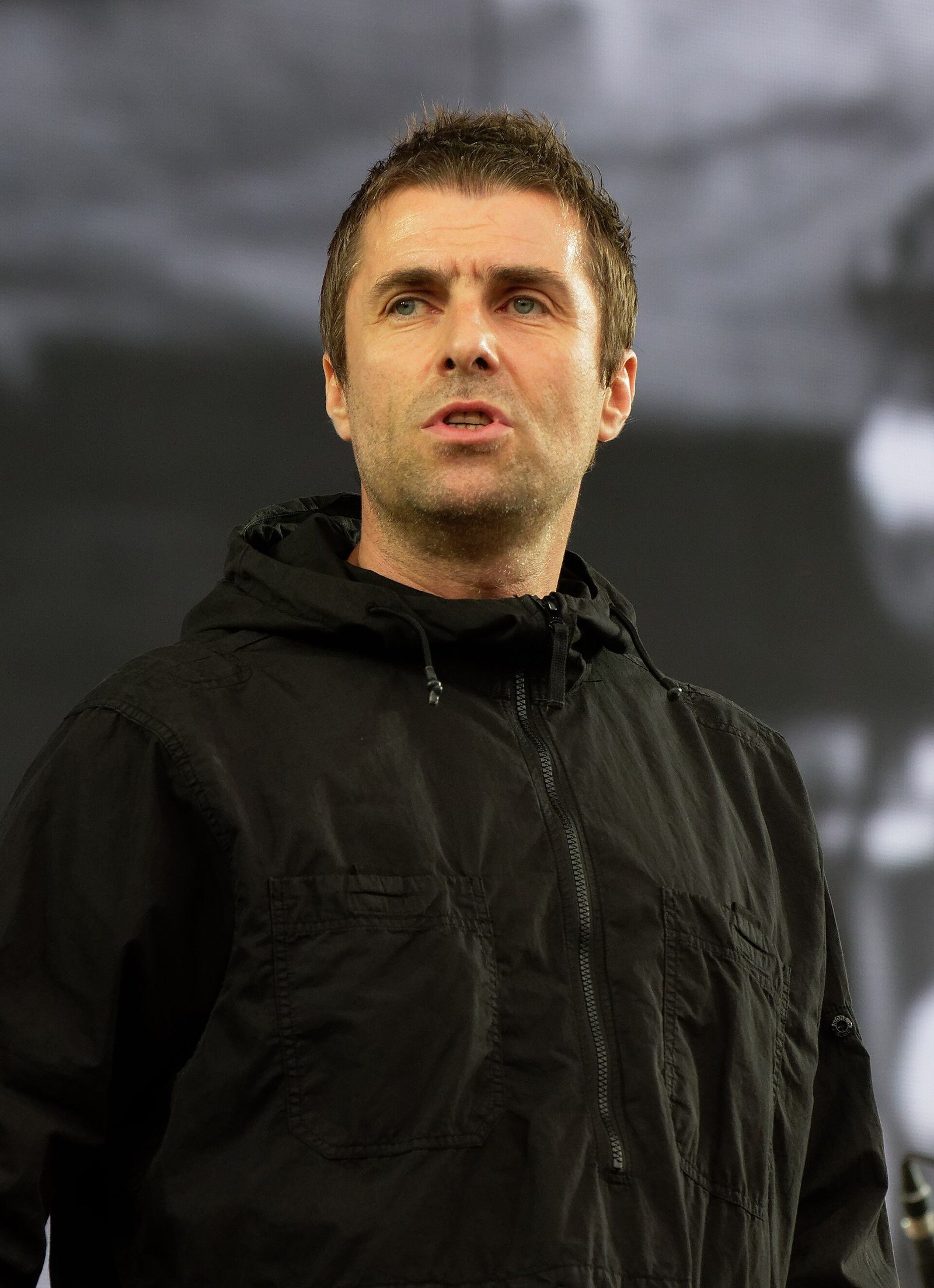 Liam Gallagher, chanteur d’Oasis, en concert